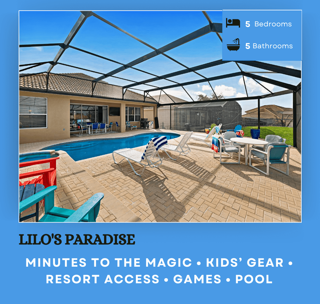 Lilo's Paradise - Disney Vacation Home Pool, Hot Tub + Game Room