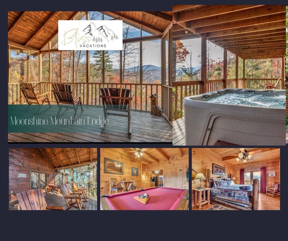 Moonshine Mountain Lodge in Gatlinburg | Bliss Vacations (865) 900-6514